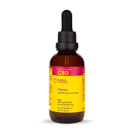 Bluebird Botanicals Classic CBD Oil